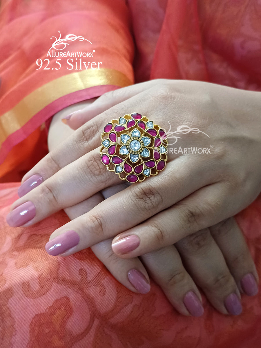 Azalea Silver Ring